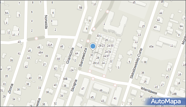 Piastów, Wieniawskiego Henryka, 30/9, mapa Piastów