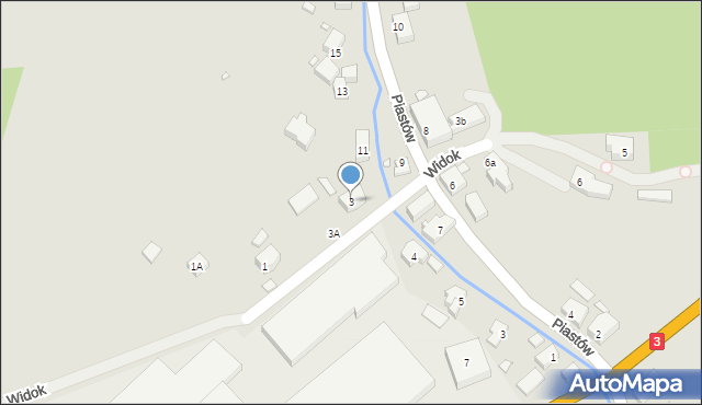 Piechowice, Widok, 3, mapa Piechowice