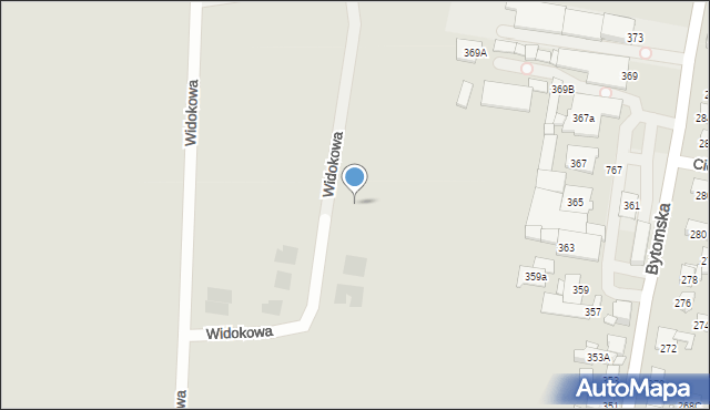 Piekary Śląskie, Widokowa, 44, mapa Piekary Śląskie