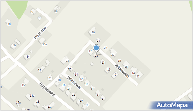 Pielgrzymowice, Widokowa, 15, mapa Pielgrzymowice