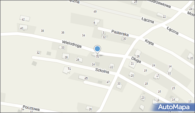 Pietrzykowice, Wielodroga, 31, mapa Pietrzykowice