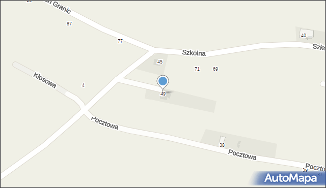 Pietrzykowice, Wielodroga, 49, mapa Pietrzykowice