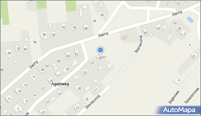 Pilchów, Wiśniowa, 24, mapa Pilchów