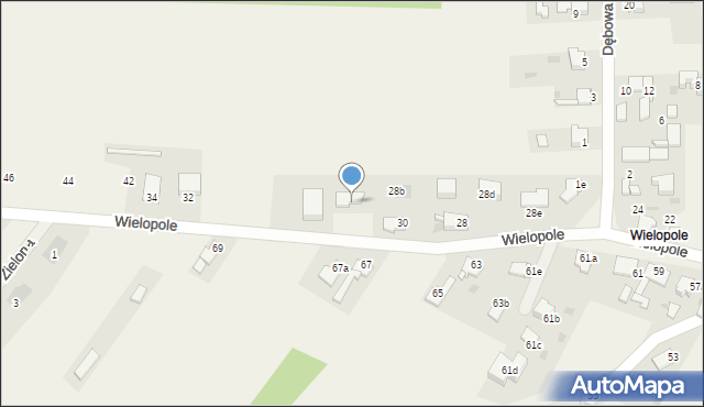 Pilchowice, Wielopole, 28a, mapa Pilchowice