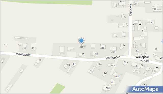 Pilchowice, Wielopole, 28b, mapa Pilchowice
