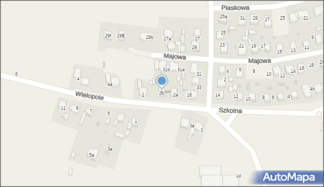 Pilchowice, Wielopole, 2b, mapa Pilchowice