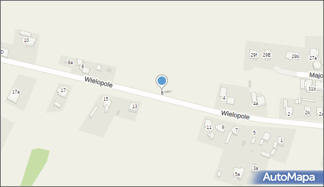 Pilchowice, Wielopole, 6, mapa Pilchowice