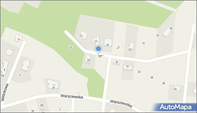 Pilchowo, Widokowa, 26a, mapa Pilchowo