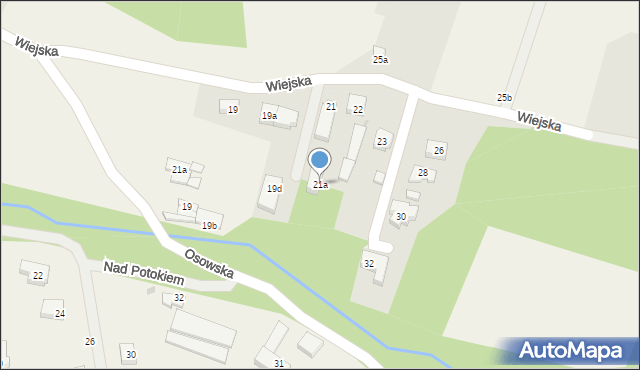 Pilchowo, Wiejska, 21a, mapa Pilchowo