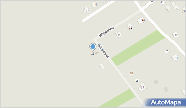 Pilzno, Wiosenna, 25, mapa Pilzno
