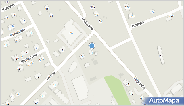 Pilzno, Witosa Wincentego, 1, mapa Pilzno