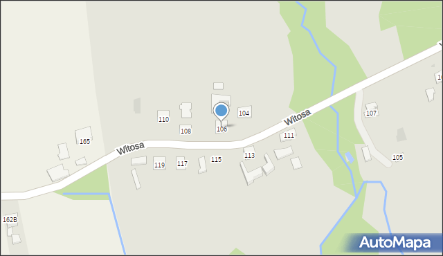 Pilzno, Witosa Wincentego, 106, mapa Pilzno