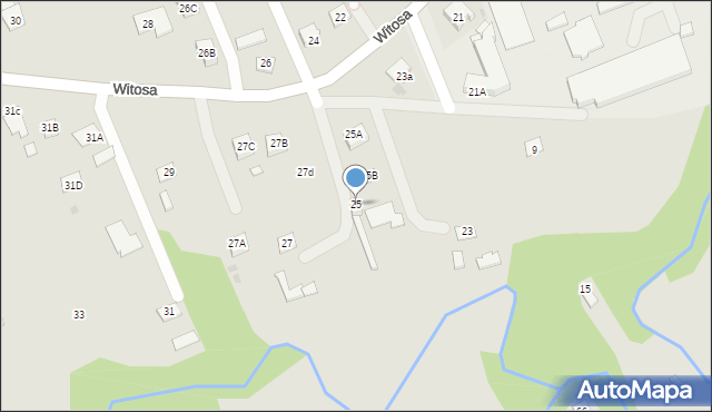 Pilzno, Witosa Wincentego, 25, mapa Pilzno