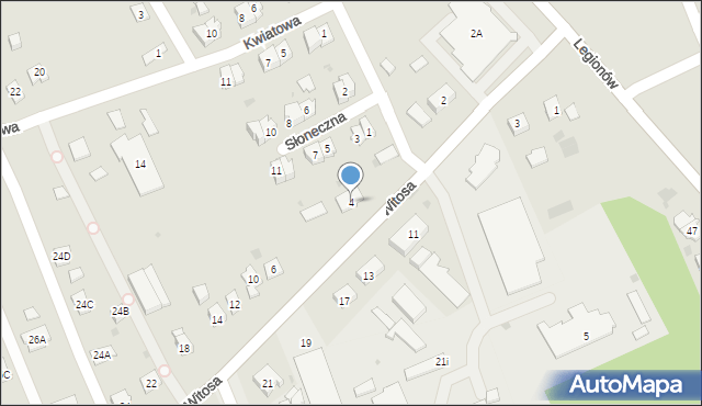 Pilzno, Witosa Wincentego, 4, mapa Pilzno