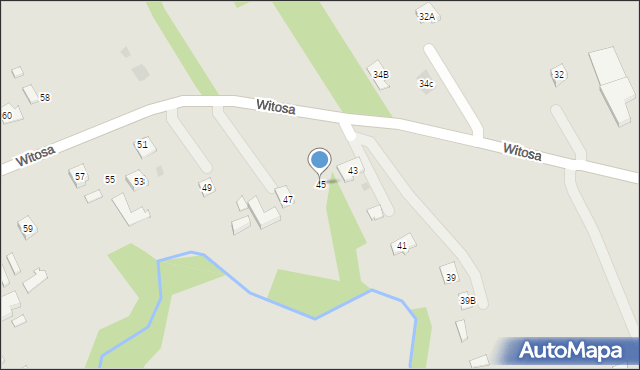 Pilzno, Witosa Wincentego, 45, mapa Pilzno