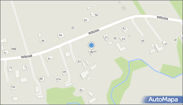 Pilzno, Witosa Wincentego, 59, mapa Pilzno