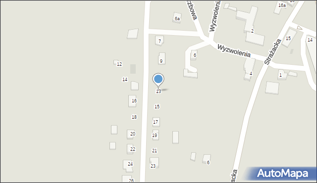 Piotrków Kujawski, Wierzbowa, 13, mapa Piotrków Kujawski