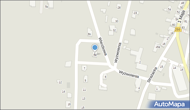Piotrków Kujawski, Wierzbowa, 6a, mapa Piotrków Kujawski