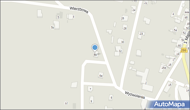 Piotrków Kujawski, Wierzbowa, 6b, mapa Piotrków Kujawski