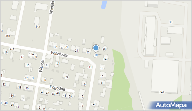 Piotrków Kujawski, Wiśniowa, 18, mapa Piotrków Kujawski