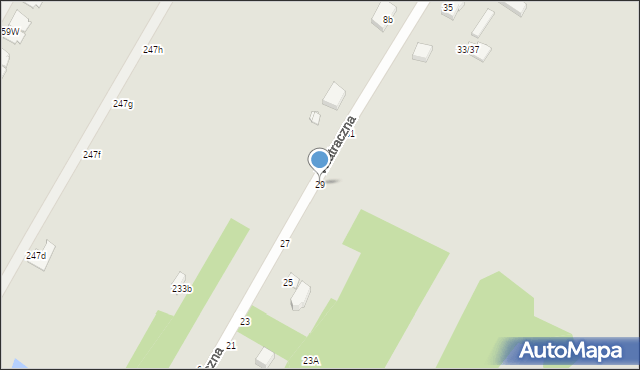 Piotrków Trybunalski, Wiatraczna, 29, mapa Piotrków Trybunalski