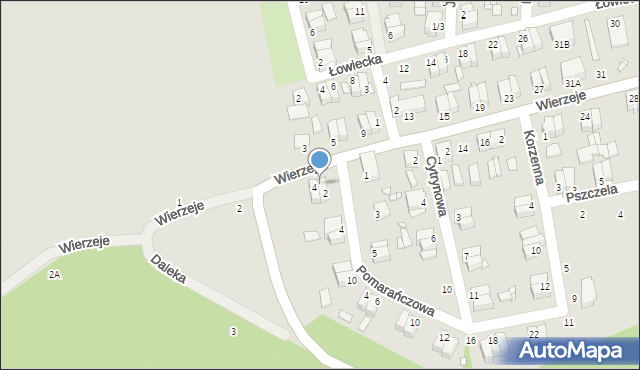 Piotrków Trybunalski, Wierzeje, 6, mapa Piotrków Trybunalski