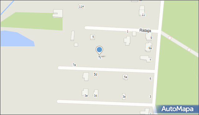 Piotrków Trybunalski, Witosa Wincentego, 7c, mapa Piotrków Trybunalski