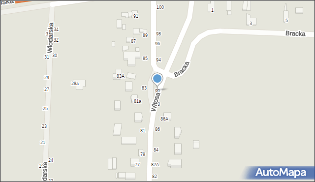 Piotrków Trybunalski, Witosa Wincentego, 90, mapa Piotrków Trybunalski