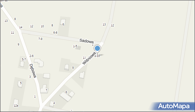 Piotrkowiczki, Wiśniowa, 8-10, mapa Piotrkowiczki
