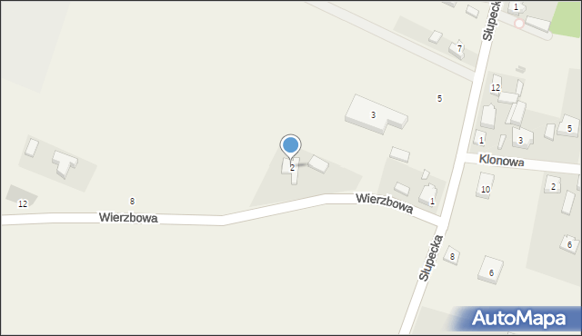 Piotrowice, Wierzbowa, 2, mapa Piotrowice