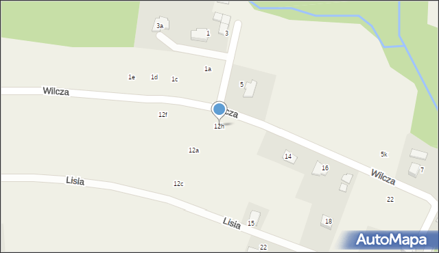 Pisarzowice, Wilcza, 12h, mapa Pisarzowice