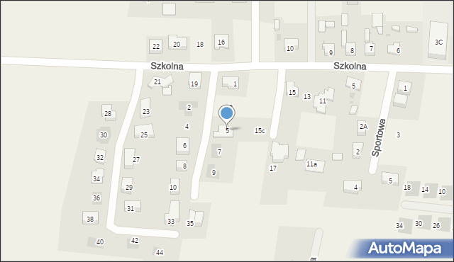 Pisarzowice, Wiosenna, 5, mapa Pisarzowice