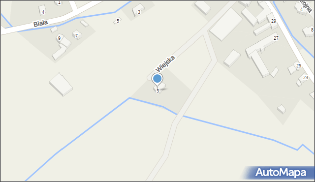 Pisarzowice, Wiejska, 3, mapa Pisarzowice