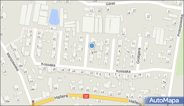 Pleszew, Witkiewicza, 6, mapa Pleszew