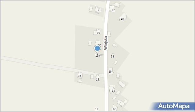 Podbucze, Wiejska, 15a, mapa Podbucze