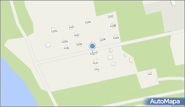 Podjazy, Widna Góra, 111j, mapa Podjazy