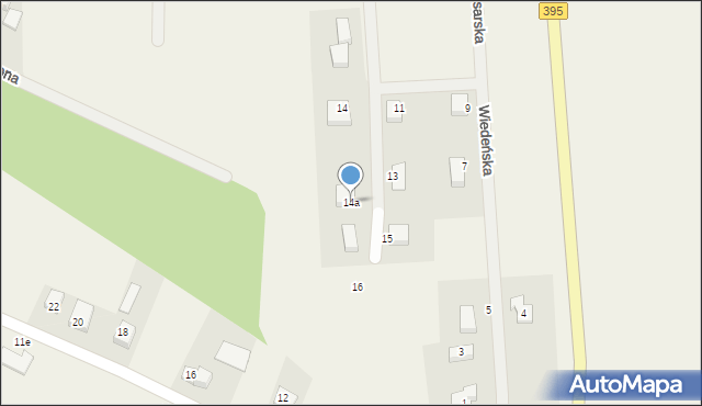 Polakowice, Wiedeńska, 14a, mapa Polakowice