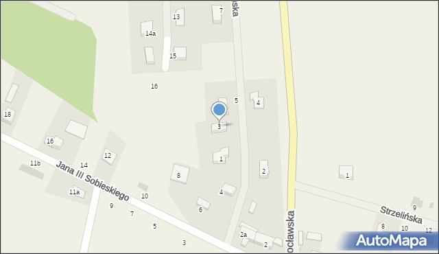 Polakowice, Wiedeńska, 3, mapa Polakowice