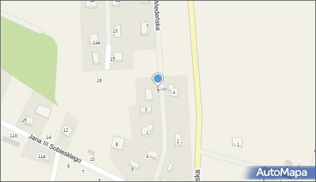 Polakowice, Wiedeńska, 5, mapa Polakowice