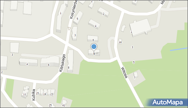 Połaniec, Witosa Wincentego, 8, mapa Połaniec