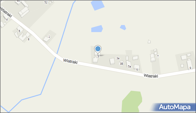 Popielów, Wiatraki, 3, mapa Popielów