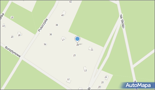 Popowo-Letnisko, Wiewiórki, 19, mapa Popowo-Letnisko