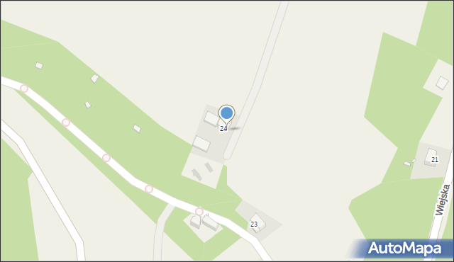 Poręba, Wiejska, 25, mapa Poręba