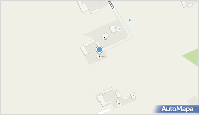 Poświętne, Wiosenna, 5, mapa Poświętne