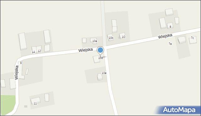 Potęgowo, Wiejska, 10d, mapa Potęgowo