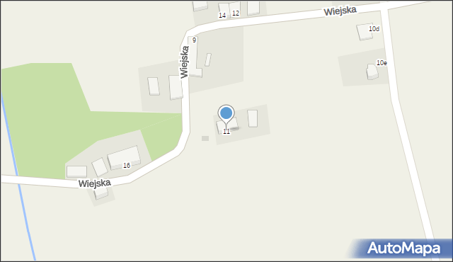 Potęgowo, Wiejska, 11, mapa Potęgowo