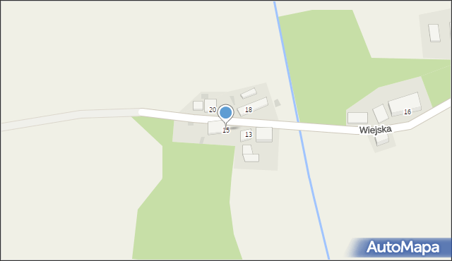 Potęgowo, Wiejska, 15, mapa Potęgowo