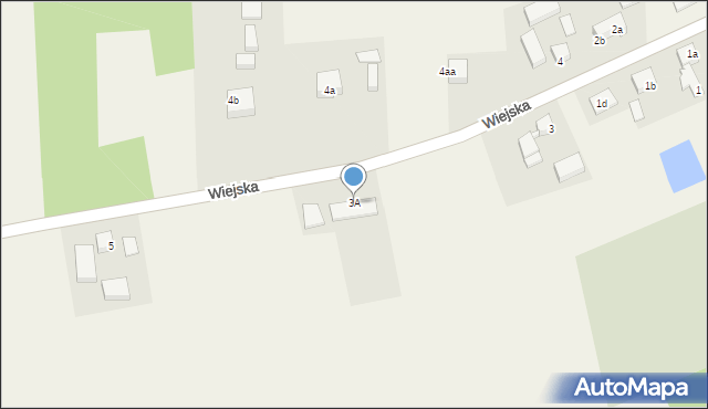 Potęgowo, Wiejska, 3A, mapa Potęgowo