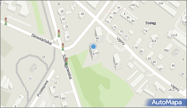 Poznań, Wilczak, 4, mapa Poznania