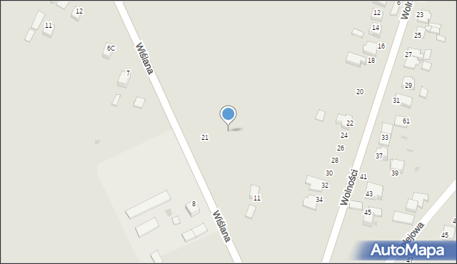 Proszowice, Wiślana, 11e, mapa Proszowice